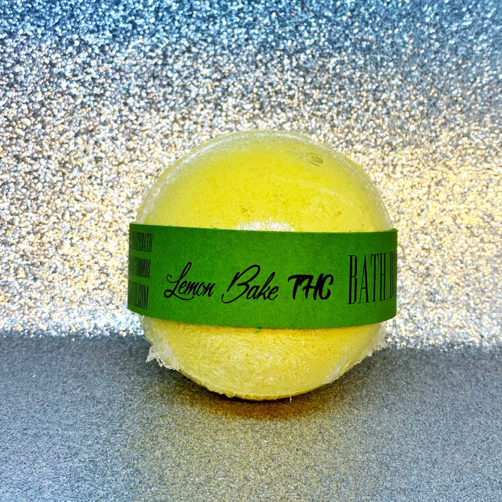 Lemon Bake THC Bath Bomb